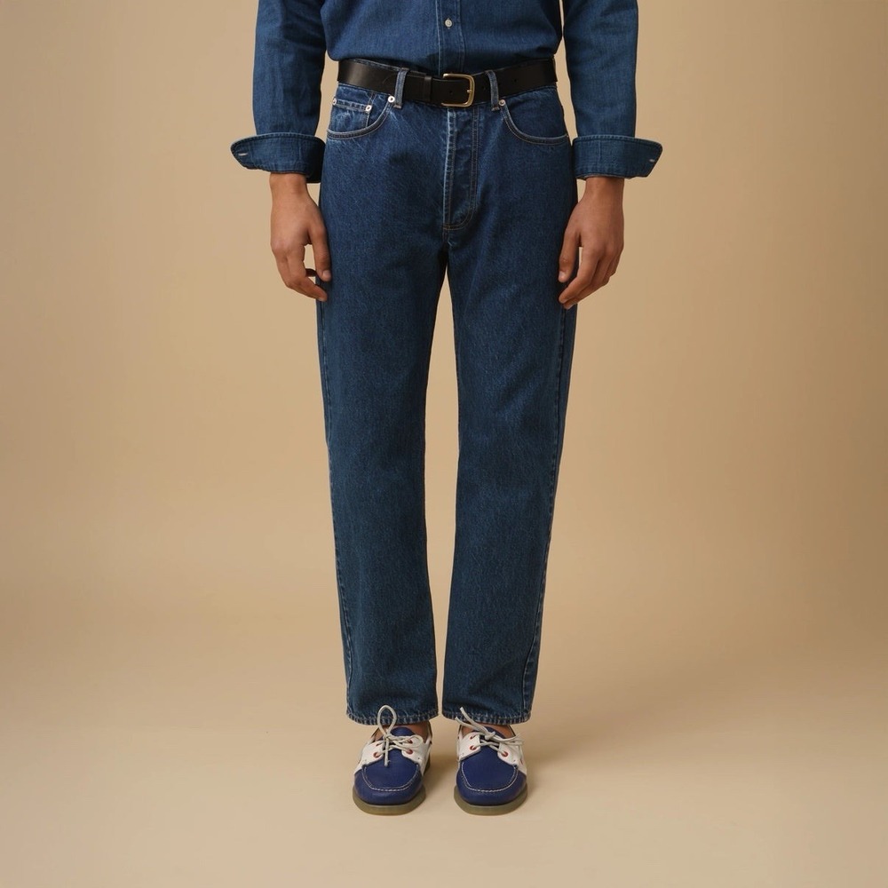 ISTO Everyday Denim Jean Men Size 30x30 Blue Ethical Portuguese Denim Button Fly